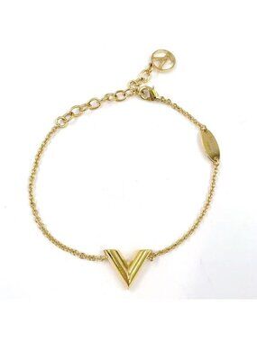 Louis Vuitton Essential Metal Gold Bracelet